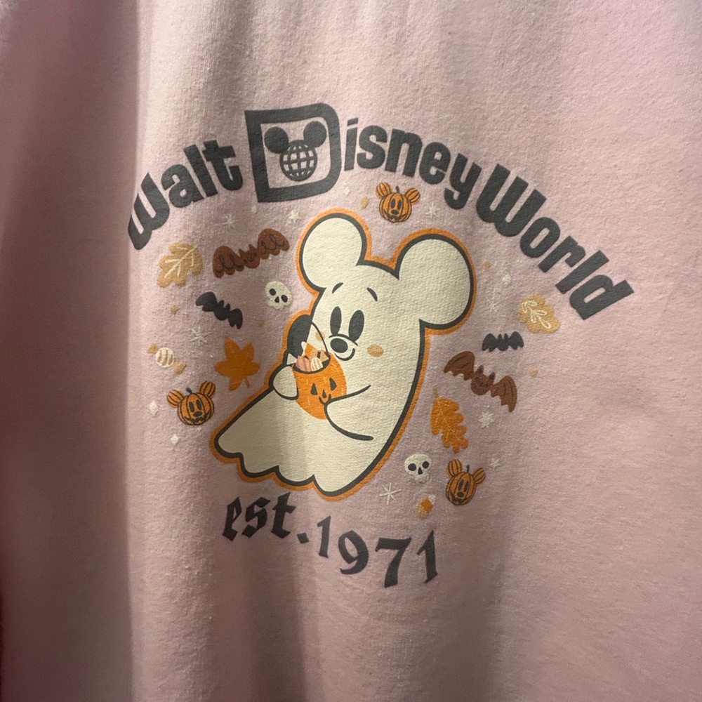 Ladies Disney World Halloween Sweatshirt XL